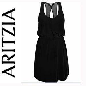 Aritzia Wilfred 100% Silk Dress- Black- Size S